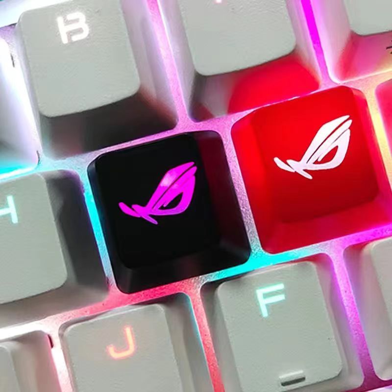 R ROG ปุ่มกดคีย์บอร์ด แบบโปร่งแสง สําหรับคีย์บอร์ด Mechanical