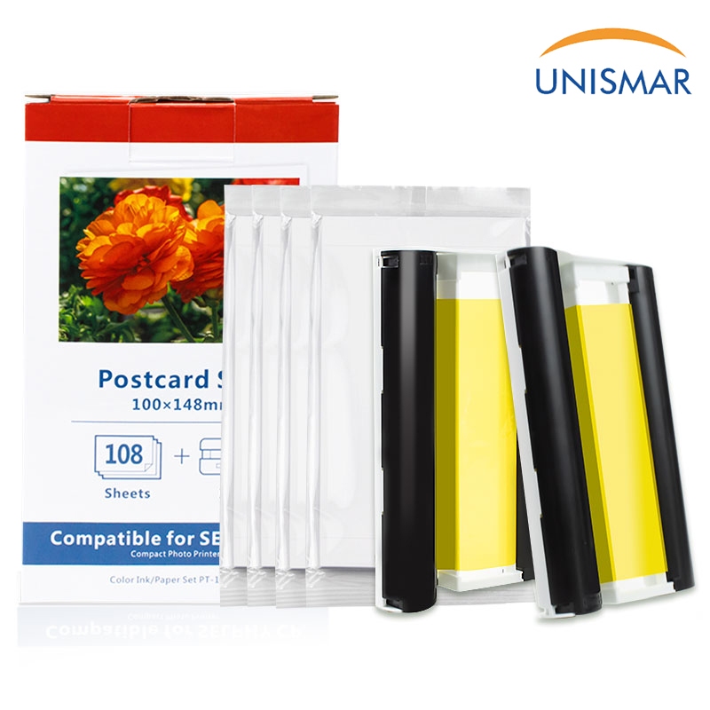 ตลับหมึก KP-36IN KP-108IN RP108 สําหรับ Canon Selphy CP CP1300 CP1200 CP1000 CP900