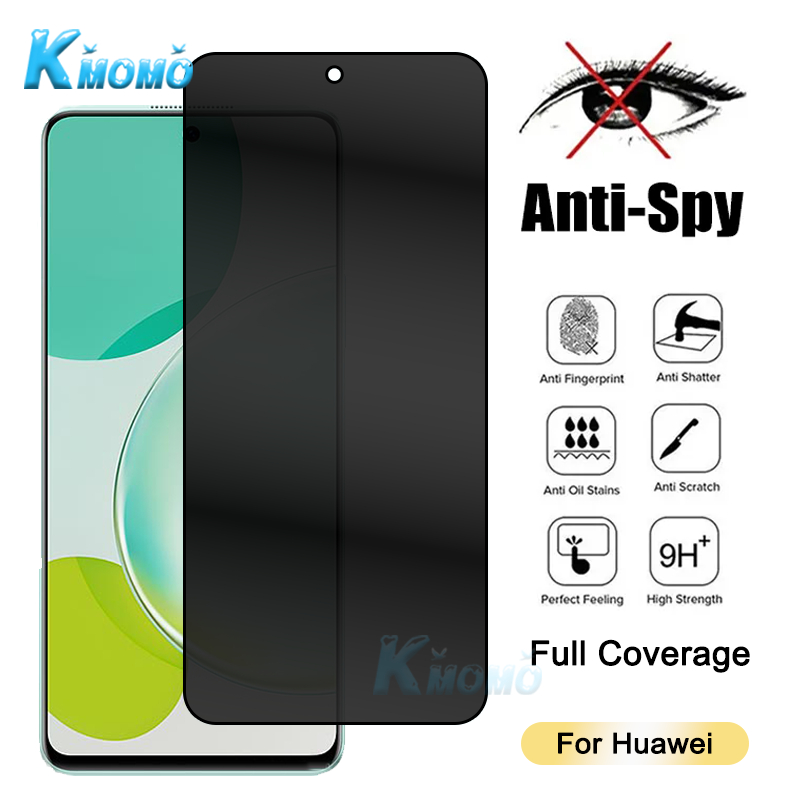 ฟิล์มกระจกนิรภัยกันรอยหน้าจอ กันแอบส่อง เป็นส่วนตัว สําหรับ Huawei Nova 13 Y72 12 12i Y91 Y71 Y61 Y7