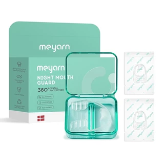 MEYARN 3 ชิ้น ยางครอบฟันลดอาการนอนกัดฟันขณะนอนหลับ