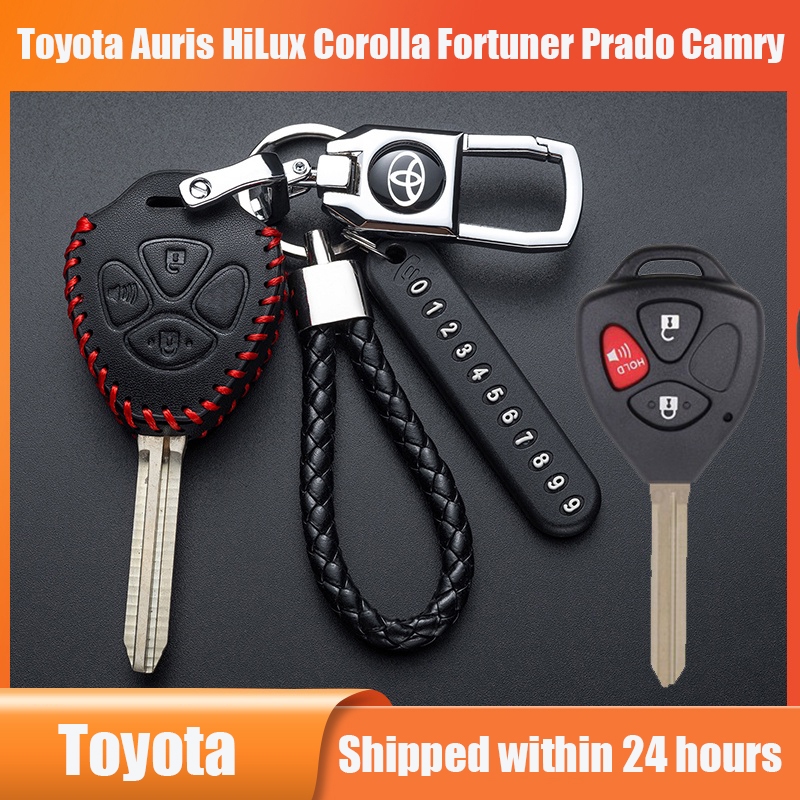 ปลอกกุญแจ For Toyota Auris HiLux Corolla Fortuner Prado Verso Camry Yaris เคสกุญแจรถยนต์