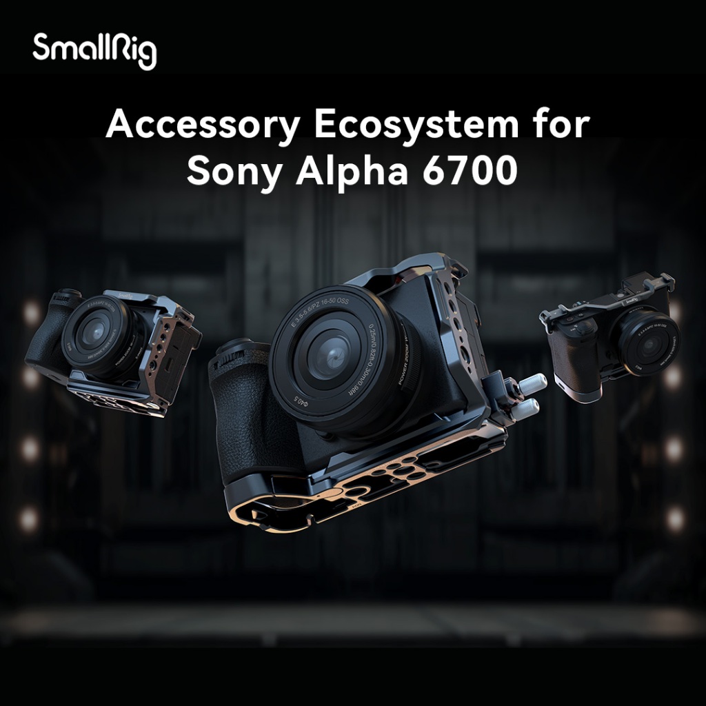 Smallrig ชุดกรง สําหรับ Sony Alpha 6700 #4336 #4337 #4338