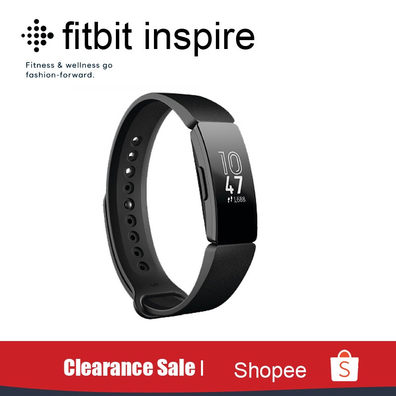 Fitbit Inspire ฟิตเนส แทรคเกอร์ สมาร์ทวอทช์ ฟิตเนส แทรคเกอร์ กันน้ํา GPS สมาร์ทวอทช์ สายรัดข้อมือกีฬา สําหรับ IOS Android