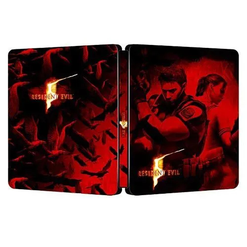 (เคสเหล็กเท่านั้น ไม่มีแผ่นเกม)Resident Evil 5 | For PS4/PS5 Steelbook | ONi Fantasy Box