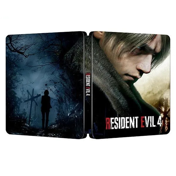 (เคสเหล็กเท่านั้น ไม่มีแผ่นเกม) Resident Evil 4 | For PS4/PS5 Steelbook | ONi Fantasy Box