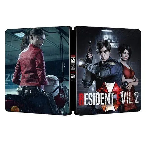 (เคสเหล็กเท่านั้น ไม่มีแผ่นเกมส์) Resident Evil 2 | For PS4/PS5 Steelbook | ONi Fantasy Box