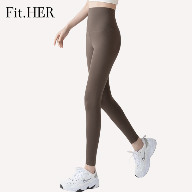 Fit.her กางเกงกีฬา ขาบาน เอวสูง ผ้ายืด ลายฉลาม สําหรับตุ๊กตาบาร์บี้