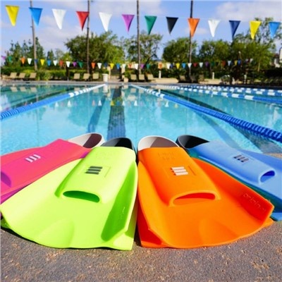 Dmc Swimming Fin Silicone Adult Flippers Large Size Fins Training Swim Gear Kaki Itik Bereng