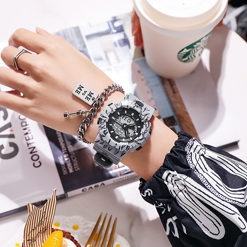 นาฬิกาข้อมืออิเล็กทรอนิกส์ กันน้ํา อเนกประสงค์ สีสันสดใส สําหรับเด็กนักเรียนผู้ชาย และผู้หญิง - รูปที่ 3