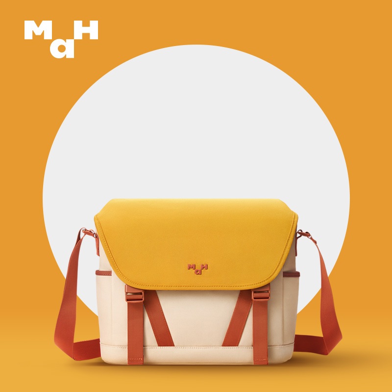 MAH 2761 Tour กระเป๋าสะพายข้าง สีคลาสสิก 7.9 นิ้ว