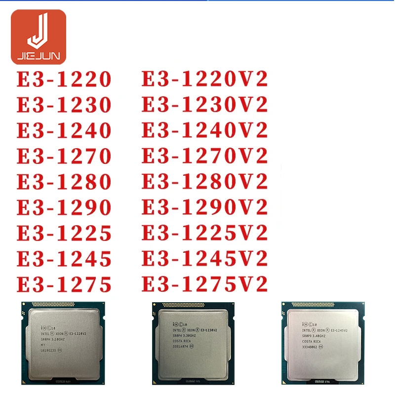 ชิป IC E3-1230 V2 E3-1230V2 69W ใหม่ 3MB LGA1155 quad-core 3.3GHz 22nm เซิร์ฟเวอร์ CPU