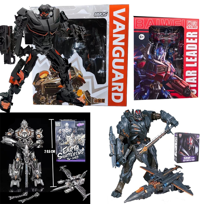 Transformers ของเล่นโมเดลรถยนต์ หุ่นยนต์ Transformers SS93 Lamborghini Optimus Prime Earth Shattering Black Manba Lockdown