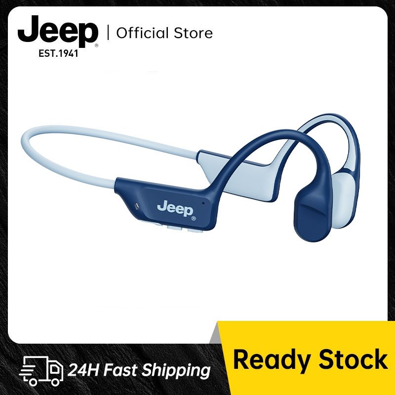 ซื้อ Jeep JPS-EC006 หูฟังบลูทูธ 5.3 IPX5กันน้ํา แบตเตอรี่ยาวนาน หูฟังไร้สาย พร้อมไมโครโฟน ระบบ Bone Conduction