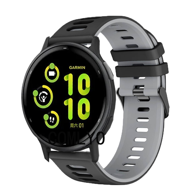 For Garmin Vivoactive 5 สําหรับ การ์มิน มีชีวิตชีวา 5 สายนาฬิกาซิลิโคนนุ่มวงกีฬาผู้หญิงผู้ชายเข็มขัด