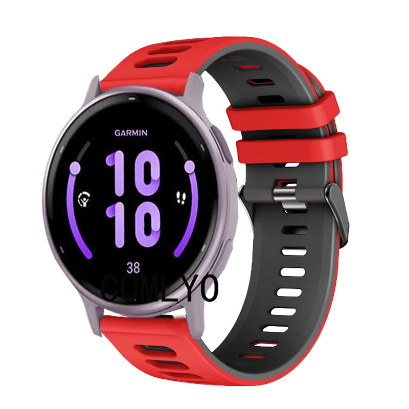 For Garmin Vivoactive 5 สําหรับ การ์มิน มีชีวิตชีวา 5 สายนาฬิกาซิลิโคนนุ่มวงกีฬาผู้หญิงผู้ชายเข็มขัด