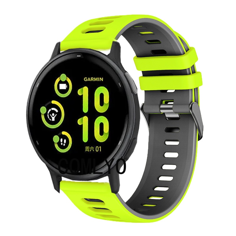 For Garmin Vivoactive 5 สําหรับ การ์มิน มีชีวิตชีวา 5 สายนาฬิกาซิลิโคนนุ่มวงกีฬาผู้หญิงผู้ชายเข็มขัด