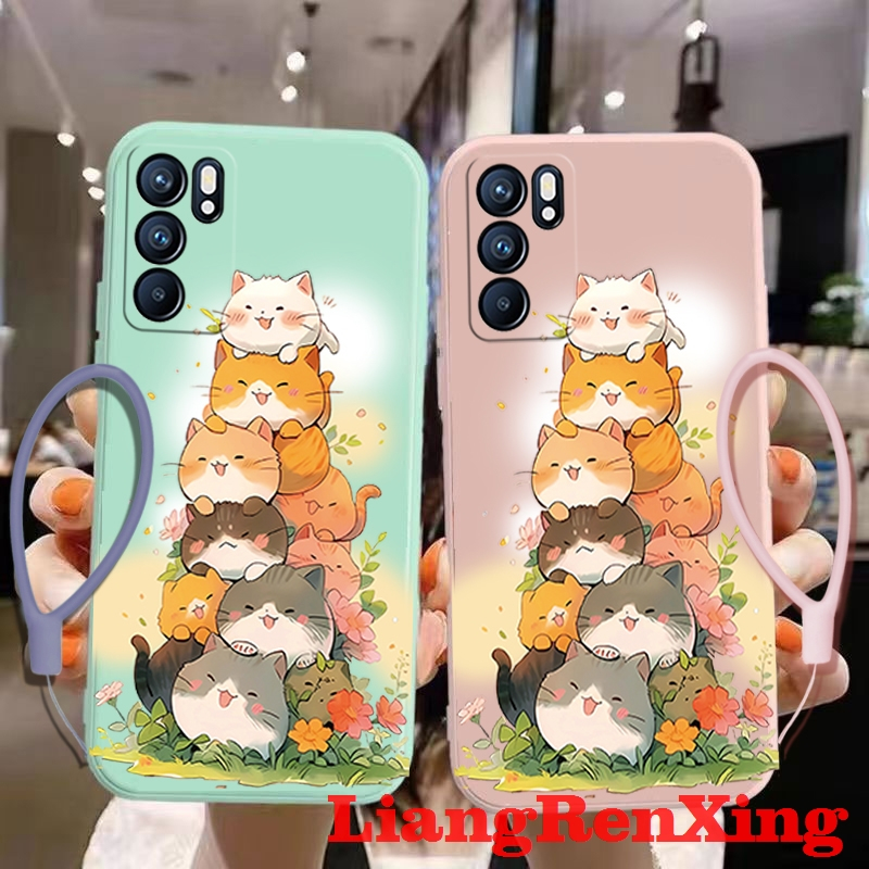 เคสโทรศัพท์มือถือ ซิลิโคนนิ่ม กันกระแทก สําหรับ oppo reno 6 4g a16 reno 6z 5g reno6 z 5g YTDMM01