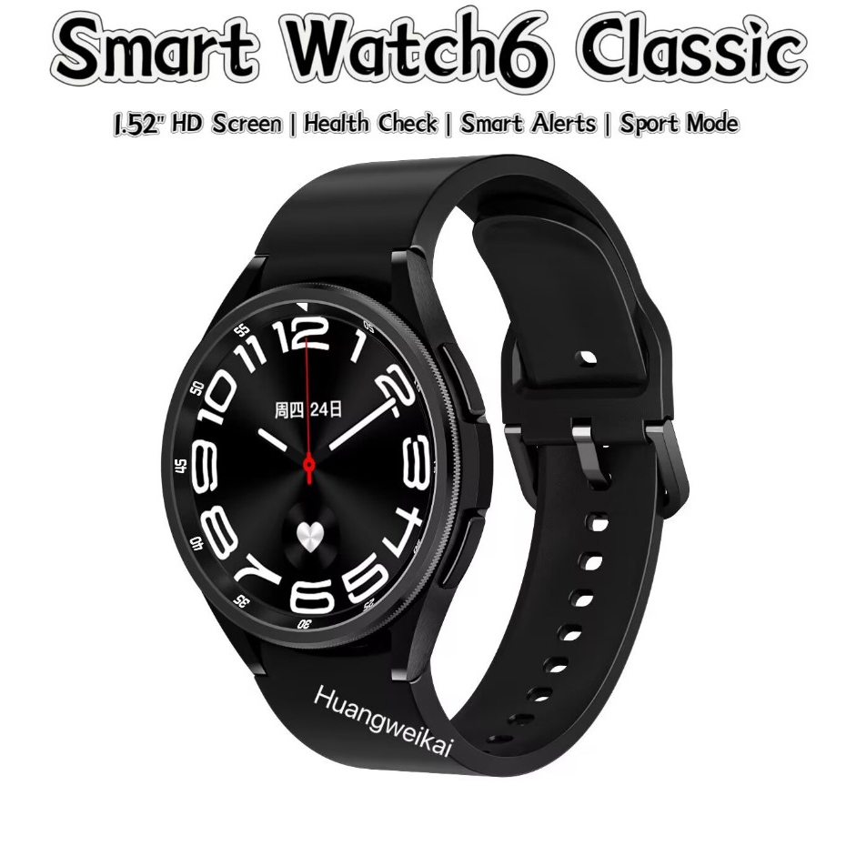 นาฬิกาข้อมือสมาร์ทวอทช์ เชื่อมต่อบลูทูธ ไร้สาย สําหรับ Samsung Watch6 VS hk9 ultra H11 H12 ultra hk9 hk8 pro max ultra2