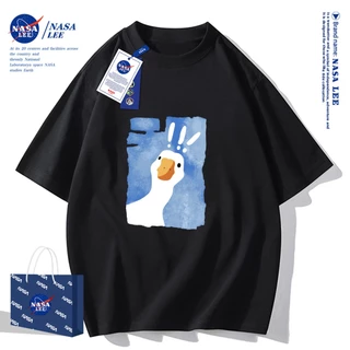 ✨สินค้าพร้อมส่ง✨เสื้อยืดคอกลมลายร่วมกับ NASA ใส่ได้ทั้งชายและหญิง ผลิตจากผ้าคอตตอน 100% เหมาะสำหรับเยาวชน