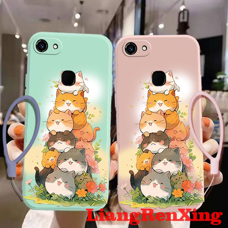 เคสโทรศัพท์มือถือ ซิลิโคนนิ่ม กันกระแทก สําหรับ VIVO V7 PLUS VIVO V7 YTDMM01