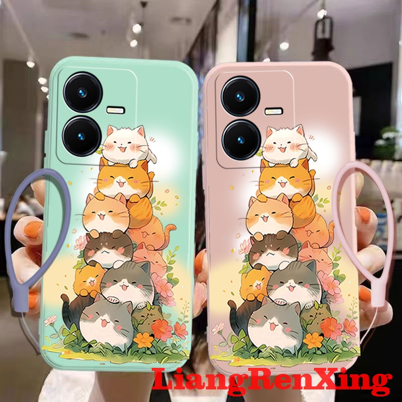 เคสซิลิโคนนิ่ม กันกระแทก สําหรับ VIVO Y22 5G 2022 VIVO Y22S 5G YTDMM01