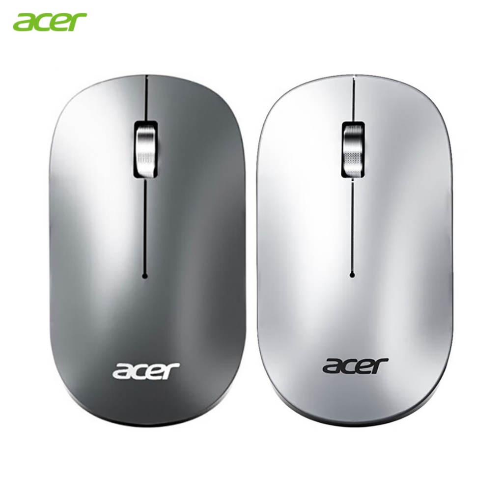 Acer เมาส์ไร้สาย M159 โลหะ 1000 1200 1600 DPI อายุการใช้งานแบตเตอรี่ยาวนาน