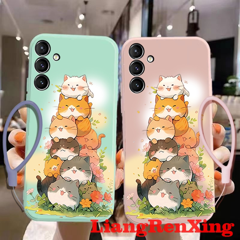 เคสโทรศัพท์ ซิลิโคนนิ่ม กันกระแทก สําหรับ samsung a14 4g samsung a14 5g a14e samsung a15 YTDMM01
