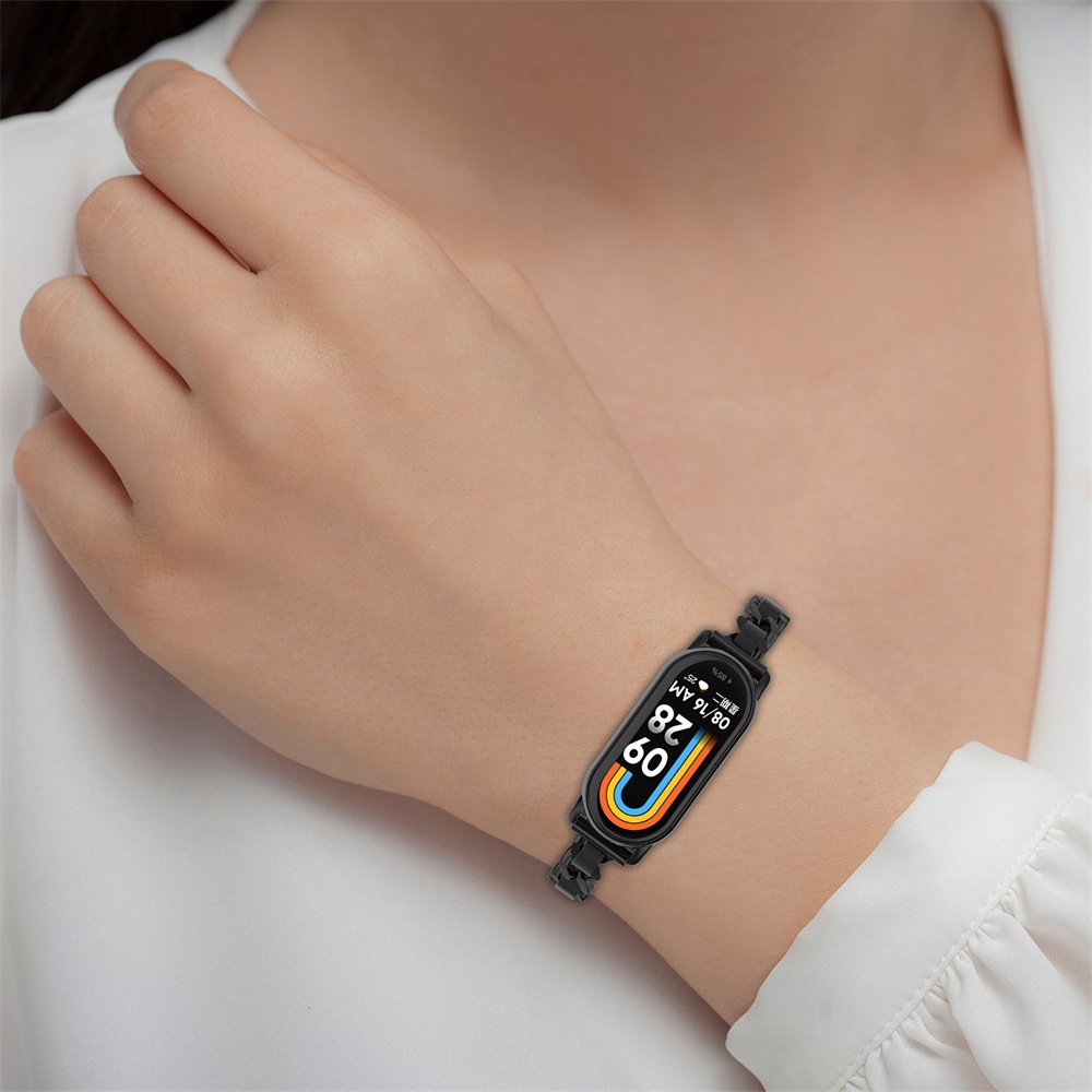 สร้อยข้อมือเปลี่ยนหนังสายสแตนเลสสําหรับ Xiaomi Smart Band 10 9 8 / Band 10 Ceramic Edition - รูปที่ 5