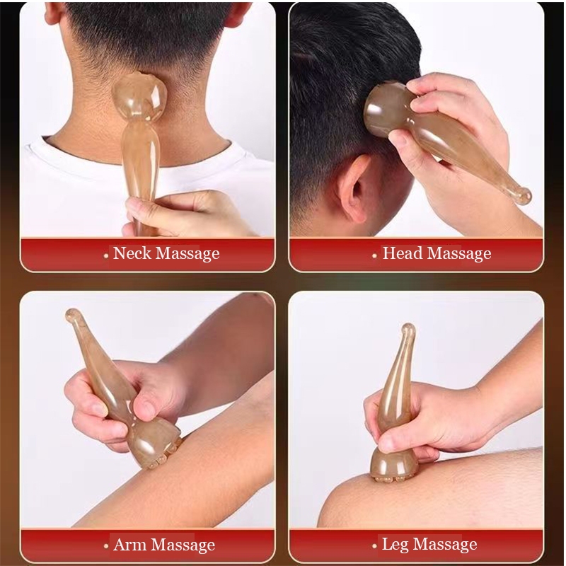 1Face Gua Sha Board Lianpeng ไม้นวดหน้า Meridian หวี Meridian แปรงน้ําผึ้งขี้ผึ้งเก้าลูกปัดกล้ามเนื้อดึง Stick Face Lifting ซ่อมเครื่องมือ