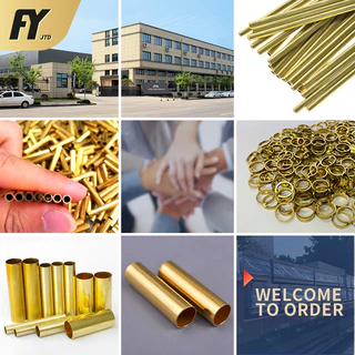 Fuyi ท่อทองเหลือง หนา 0.25 มม. ยาว 300 500 มม. OD 1 1.2 1.5 2 2.5 3 3.5 4 4.5 5 5.5 6 6.5 7 7.5 7.7 8 8.5 9 9.5 10 12 12.5 มม.