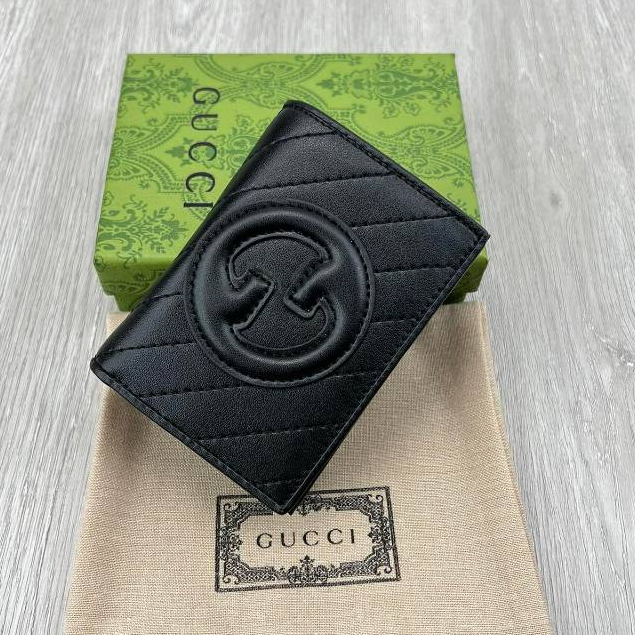 [พร้อมกล่องของขวัญ] Gucci Blondie Series กระเป๋าสตางค์หนังแท้ 100% สําหรับผู้หญิง