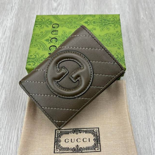 [พร้อมกล่องของขวัญ] Gucci Blondie Series กระเป๋าสตางค์หนังแท้ 100% สําหรับผู้หญิง