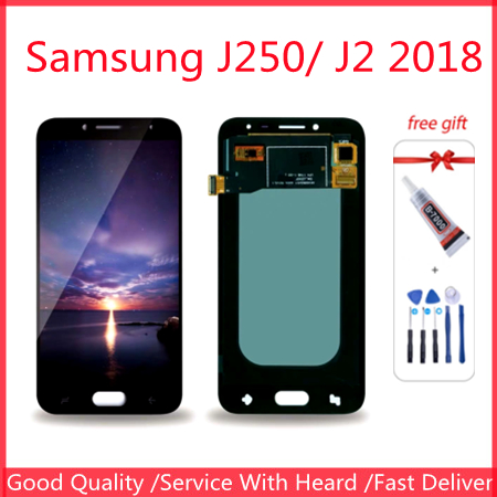 .0 นิ้ว J2 Pro 2018 สําหรับ Samsung Galaxy J250 Lcd Touch Screen Digitizer J250M J250F Assembly