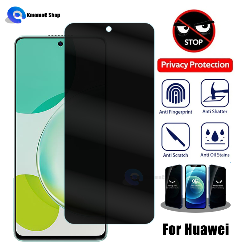 ป้องกันการแอบมอง เพื่อความเป็นส่วนตัว (ฟิล์มกันเสือก) สําหรับ Huawei Nova 13 12 12i Y72 Y91 Y71 Y61 