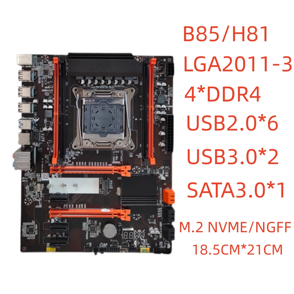 เมนบอร์ด X99H mainboard รองรับ DDR4 RAM ซ็อกเก็ต LGA 2011V3 CPU