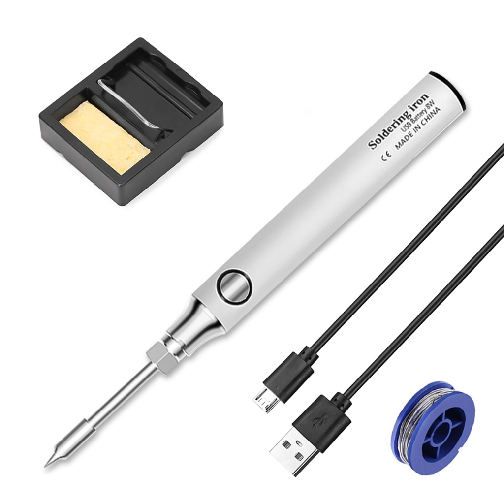 หัวแร้งบัดกรีไฟฟ้าไร้สาย 8w 5v แบตเตอรี่ 900mah สามสี และสามสี 330 450 องศาเซลเซียส ปรับอุณหภูมิได้