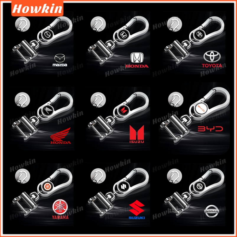 【New】Alloy Metal Logo Motorcycle Keychain Car keychain
