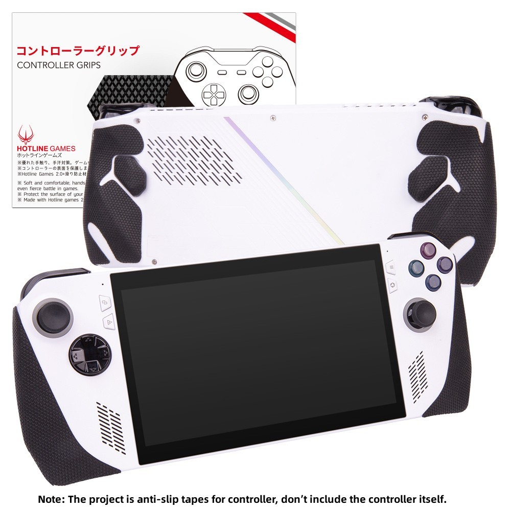 HOTLINE GAMES 2.0 PLUS Controller Grip Tape เข้ากันได้กับ ASUS Rog Ally, สติ๊กเกอร์กันลื่น (คลาสสิก)
