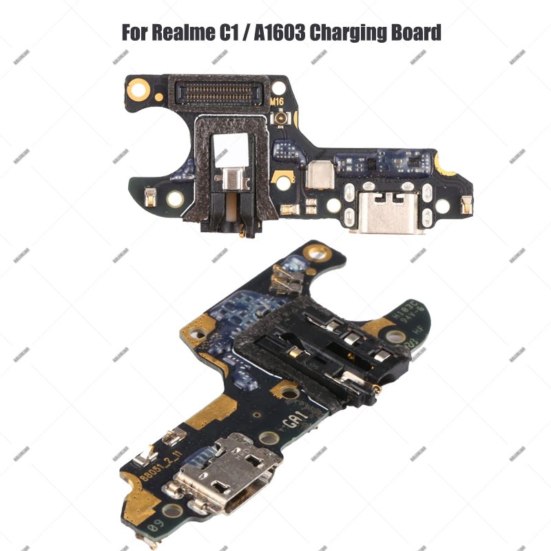 สําหรับ Realme C1 C2 RMX1941 RMX1945 RMX1943 A1603 ชาร์จ Flex สาย USB Charger พอร์ต Dock Connector อ