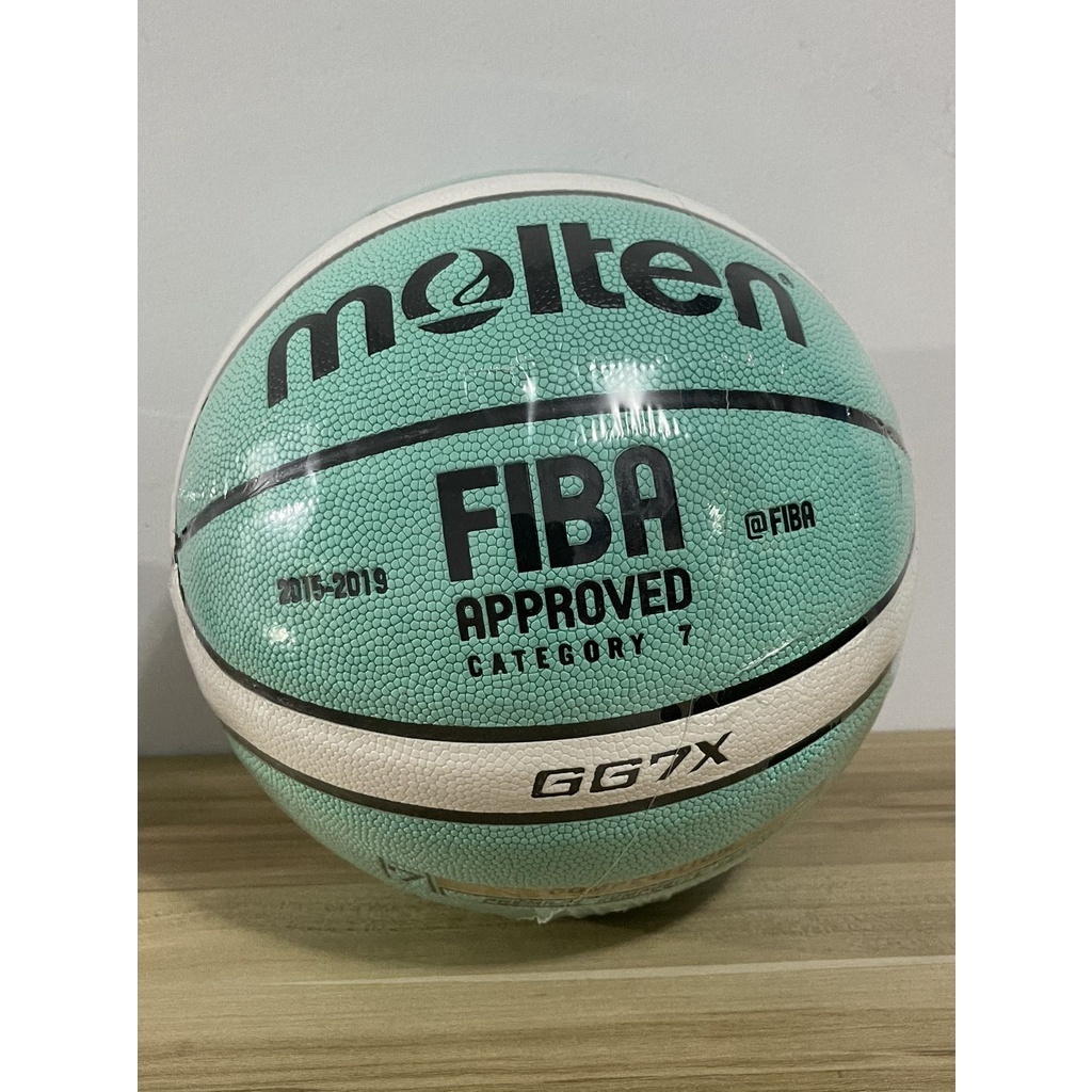 Molten Basketball สีเขียว GG7X วัสดุ PU ขนาด 7 ขนาด 6 บาสเกตบอล BG4500 BG3800 BG3320 บาสเกตบอลหลอมเห