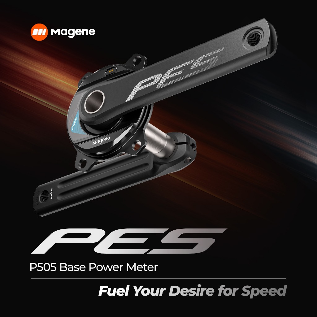 [Ready Stock] Magene Power Meter PES P505 Base 110BCD 4 Bolt 24 มม. Cadence Pedal Balance Steel Spindle Crankset Chainring for SHIMANO Sram