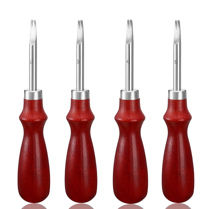 ใหม่ เครื่องมือขัดขอบเครื่องหนัง เหล็กคาร์บอน 1.0 1.2 1.4 1.6 มม. DIY