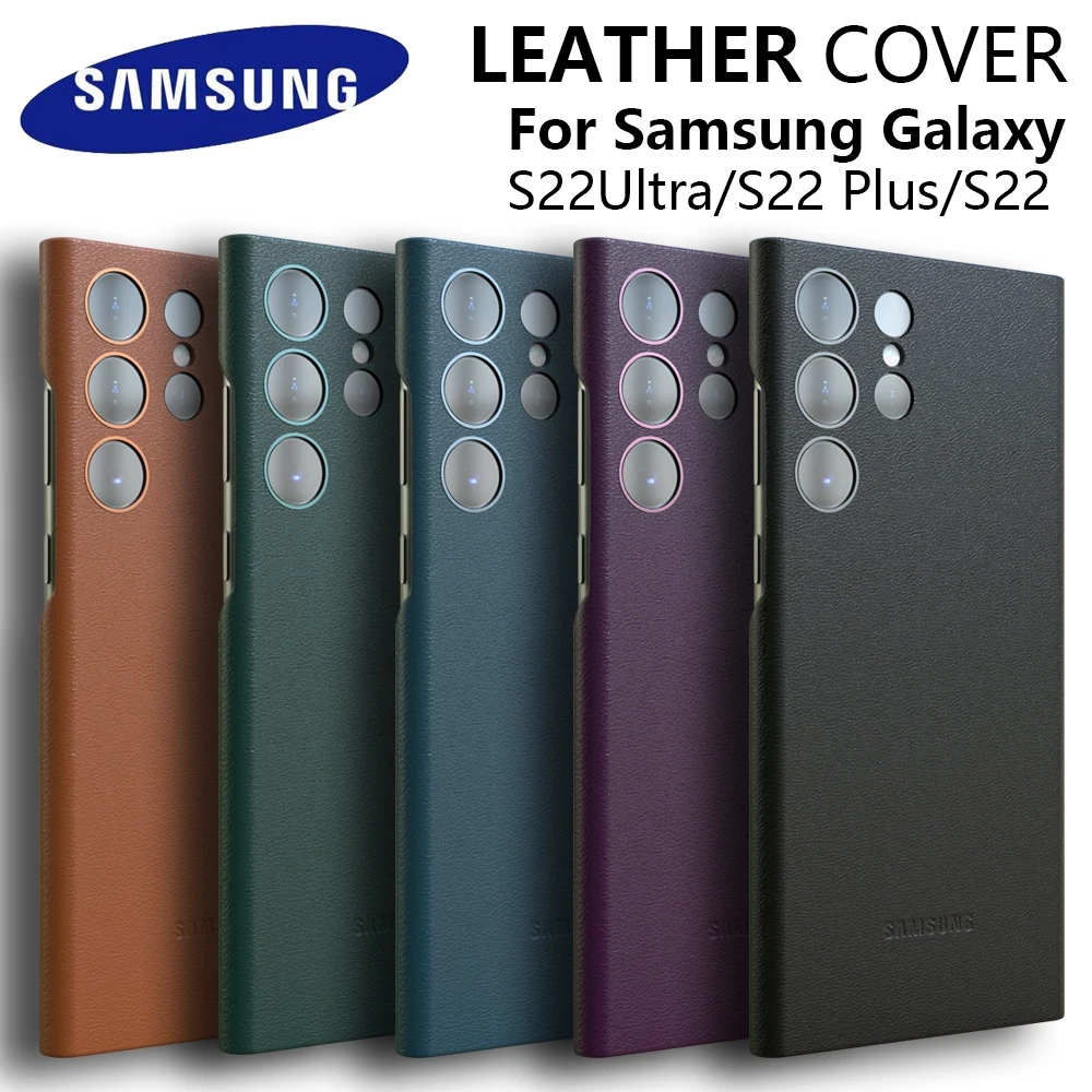 เคสหนังแท้ แบบป้องกันเต็มเครื่อง สําหรับ Samsung Galaxy S22 ULTRA S23 ULTRA