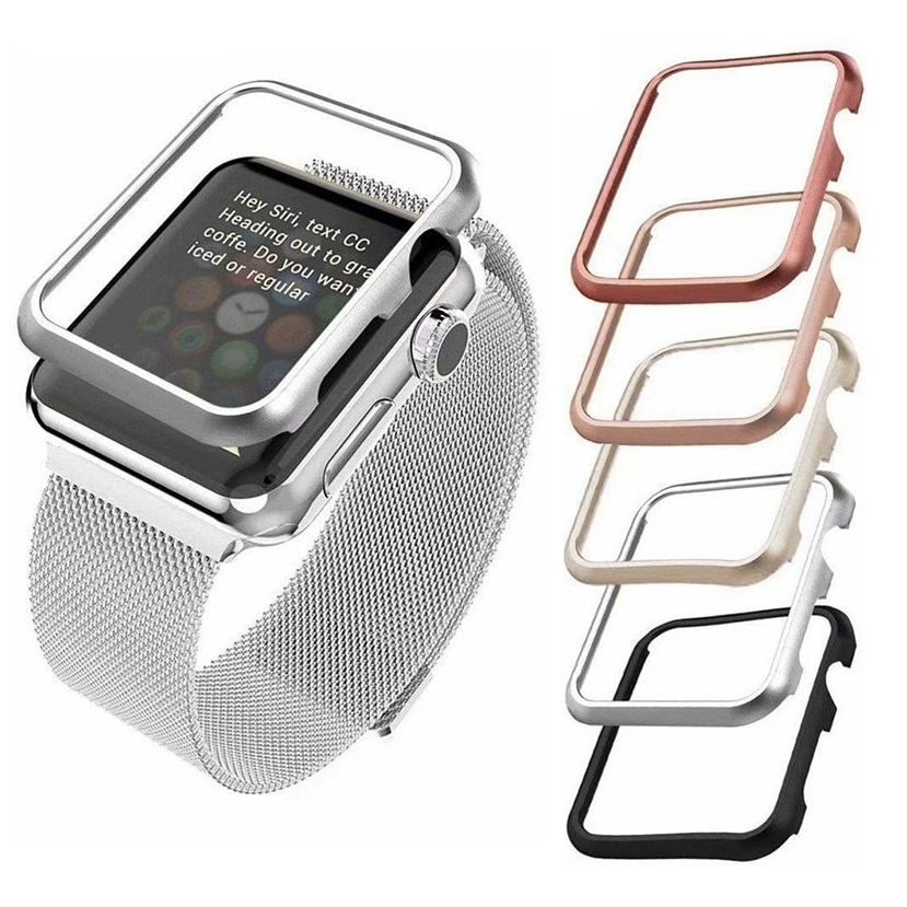 เคสนาฬิกาข้อมือ PC กรอบโลหะนิ่ม แบบแข็ง สําหรับ AP Watch Series 9 8 7 6 5 4 3 2 1,se,se2,ultra, ultra 2 41 มม. 45 มม. 44 มม. 40 มม. 49 มม. 38 มม. 42 มม.