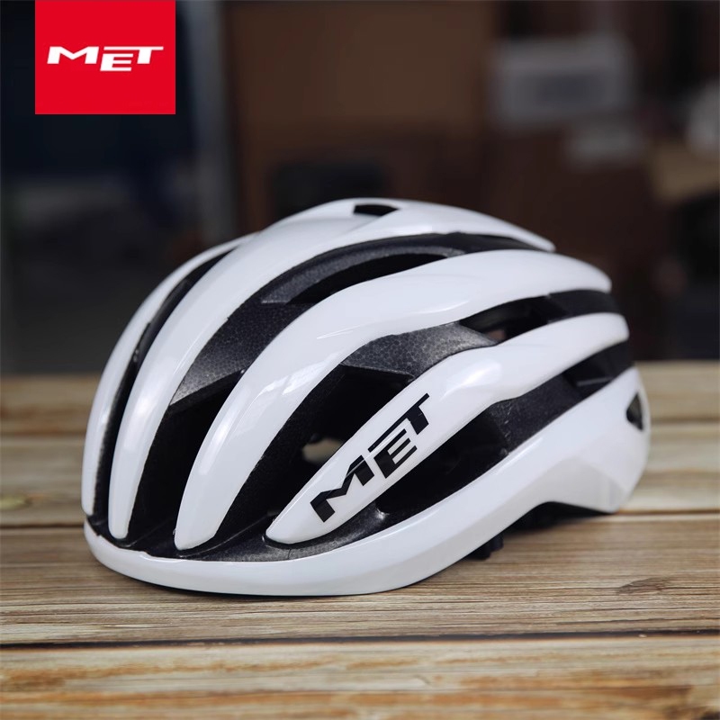 ยี่ห้อ MET หมวกกันน็อคจักรยาน Trenta M ขนาด 52-58 ซม.หมวกกันน็อคจักรยาน Super Light Aero Mountain ขี่จักรยานหมวกกันน็อคสําหรับผู้หญิงผู้ชาย