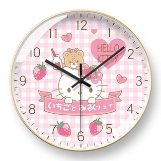 SANRIO นาฬิกาแขวนผนัง ลายการ์ตูน Hello Kitty ของแท้ 20 ซม. ข…