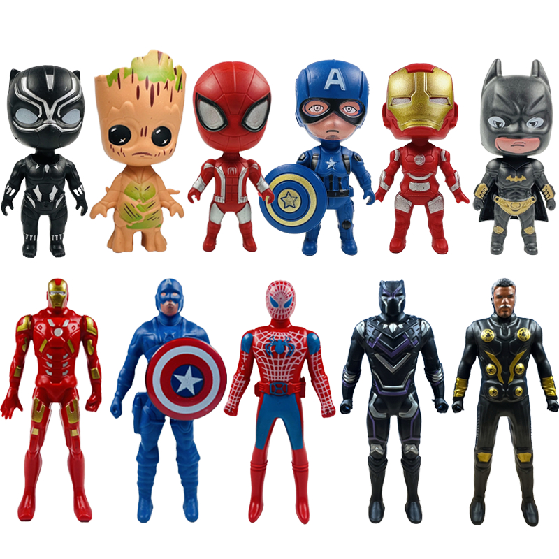 ฟิกเกอร์ Avengers Hero Collection Action Figures Blocks and Toy Car 300,000 Sales!