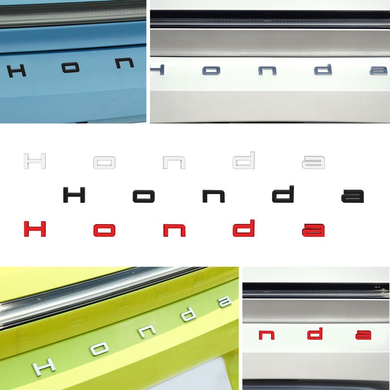 ใหม่ สติกเกอร์ ABS ลาย Honda สําหรับติดตกแต่งรถยนต์ Civic Fit CRV Accord Odyssey H-RV CRZ Jazz