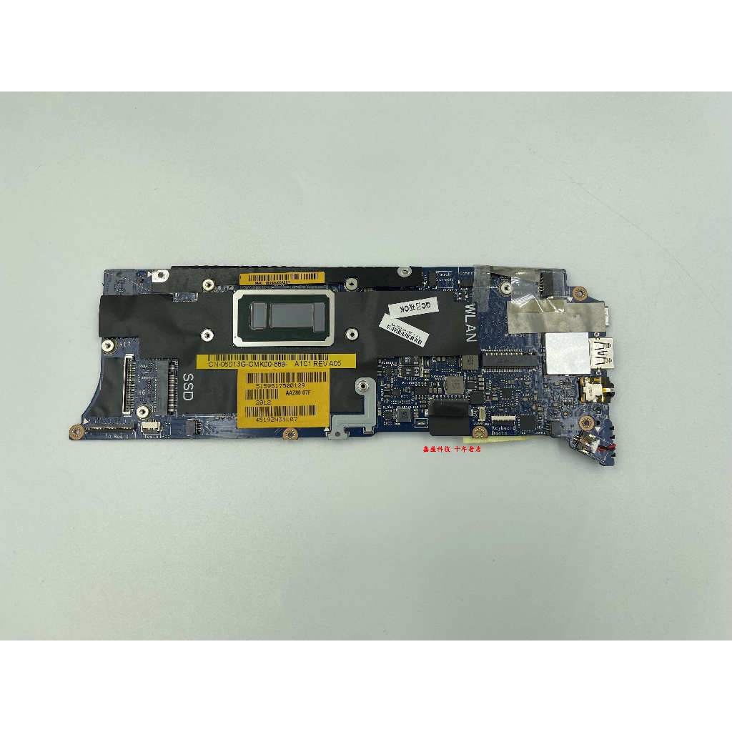 เมนบอร์ด Dell XPS 13 9360 7th gen i5-7200 4G P54G LA-D841P