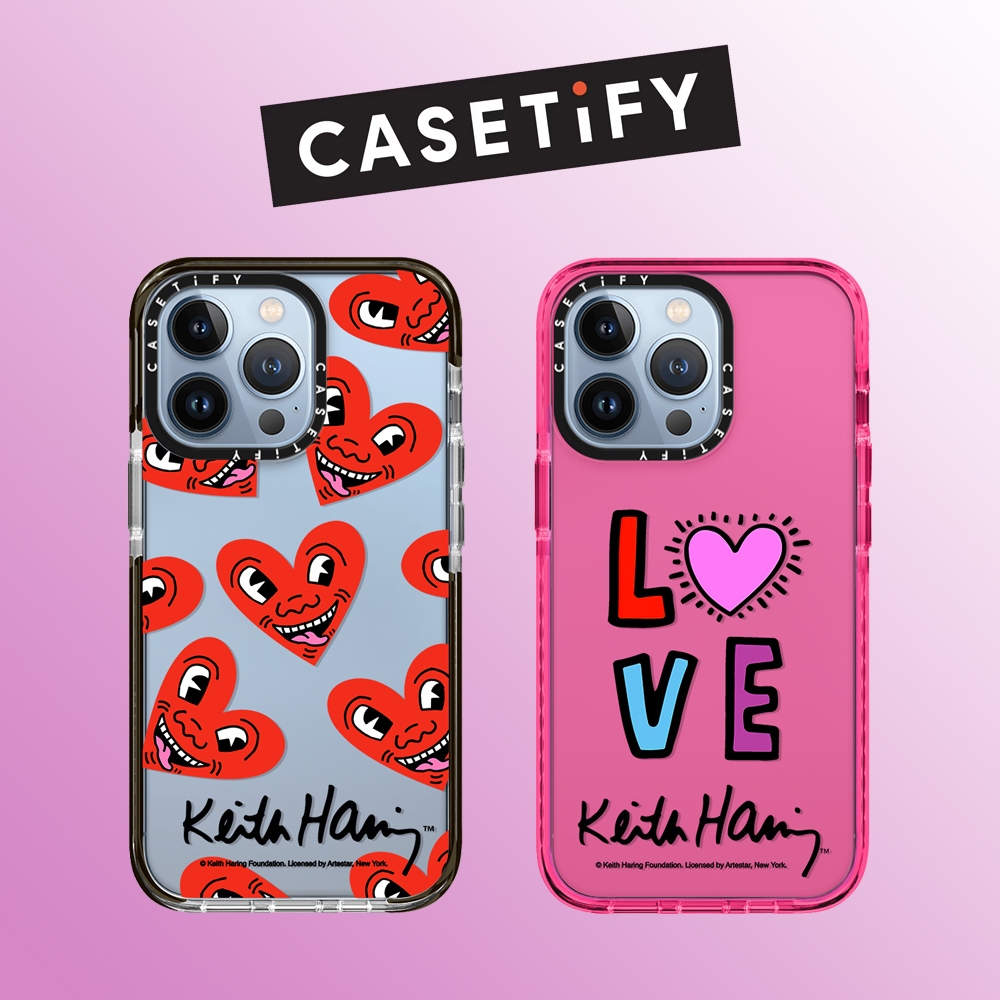 Drop proof CASETIFY phone case for iPhone 15 15 Plus 15pro 15promax 14 14pro 14plus 14promax 13 13pro 13promax Keith Haring soft case for 12 12promax iPhone 11 case high-quality